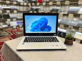 Asus A455L. Core i3 Gen 4. Ram 4gb. SSD 256gb. Bergaransi.