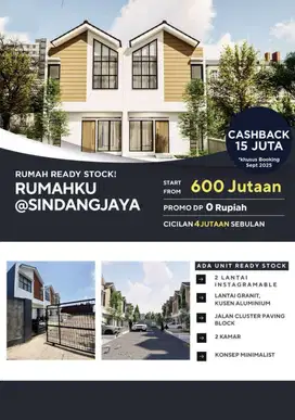 Rumah Modern Instagramable Siap anda miliki !!