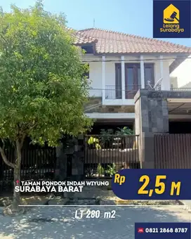 lelang  Rumah Surabaya  Taman Pondok Indah, Wiyung