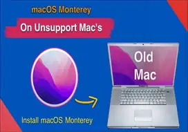 jasa instal upgrade MacBook, iMac jadul ke new macos II unlock efi