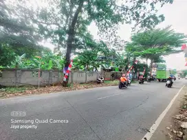 Tanah kosong di pinggir jalan raya kranggan jatisampurna LT.1850m SHM