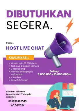 Host Live dan Chat