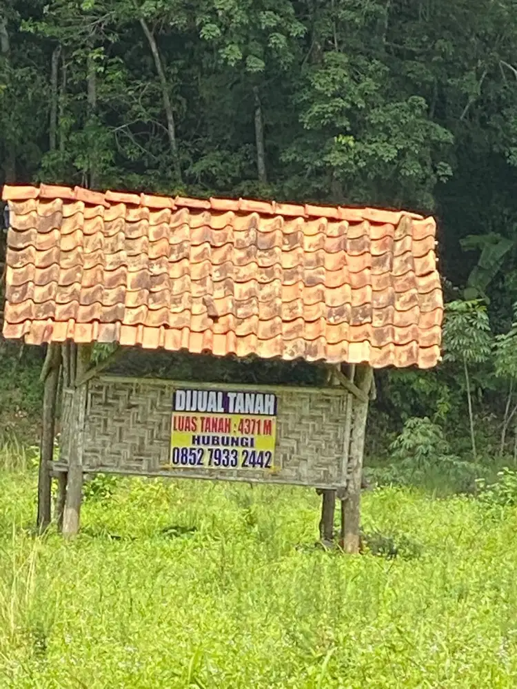Dijual tanah luas 4371m2 hubungi nomor dibanner