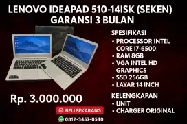 Laptop seken LENOVO
 IDEAPAD 510-14ISK