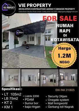 Dijual Rumah Rapih di Kota Wisata Cibubur
