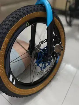 Sepeda lipat Dahon K3 Plus like new blue sudah upgrade