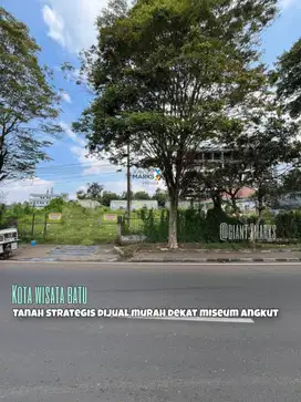 Tanah Strategis dekat Museum Angkut di jalan sultan agung, Batu Malang