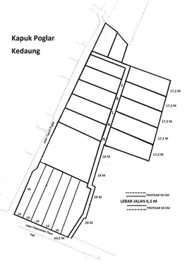 Dijual kavling jalan peternakan raya 15rb m, kapuk cengkareng