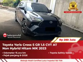 [ GARANSI 5TH ] Toyota Yaris Cross S GR 1.5 CVT TSS AT Hitam 2023 2024