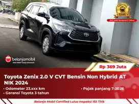 [ GARANSI 5TH ] Toyota Zenix 2.0 V CVT Bensin Non Hybrid AT 2024 2025