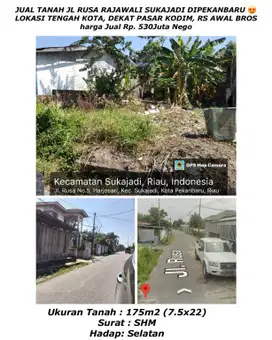 Jual tanah jln.nusa rajawali sukajadi