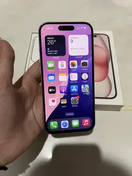iphone 15 128gb ibox garansi on mulus