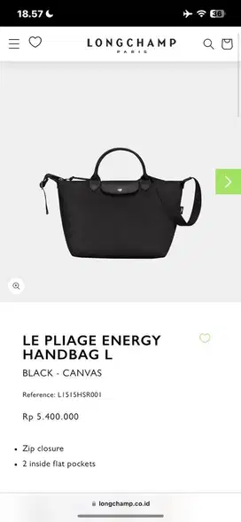 Longchamp Le Pliage Energy L
