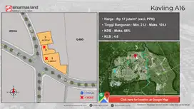 Kavling Komersial Premium A16 BSD City, Lokasi Strategis