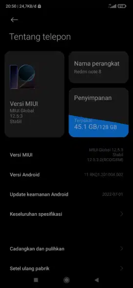 Redmi note 8 6/128
