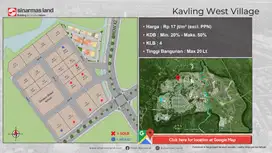 Kavling Komersial Eksklusif West Village BSD City – Lokasi Prime