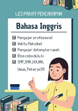 Les Privat Percakapan Bahasa Inggris Guru Ke Rumah