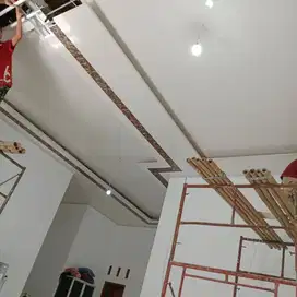 Partisi Jasa Tukang Pasang Wall Moulding Sekat Plafon PVC GRC Gypsum