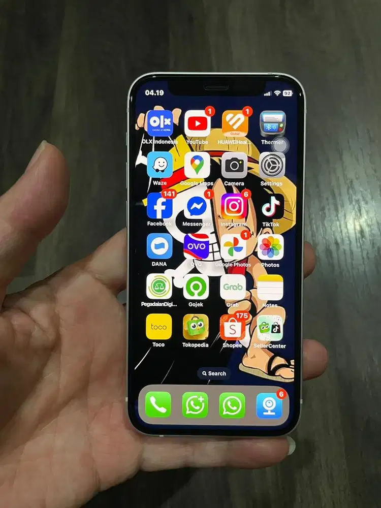 Iphone 12 mini 64 gb original ex ibox mulus 98% lengkap fullset