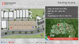 Kavling Komersial Strategis Xlane BSD City – Investasi Premium