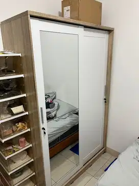 Lemari Pakaian Cubic LUNA SL 120 Second JUAL MURAH