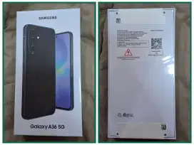Samsung A36 5G. Ram 8/256. Black. Grs Sein 1 Thn. New. Segel