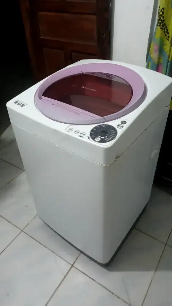 Mesin cuci otomatis sharp original model baru bagus gratis ongkir