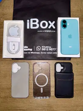 iPhone 16 128Gb warna Teal iBox