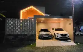 Rumah Konsep Villa Posisi Sudut