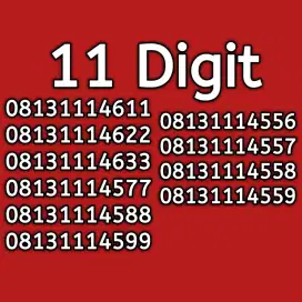 nomor cantik telkomsel simpati 11 digit