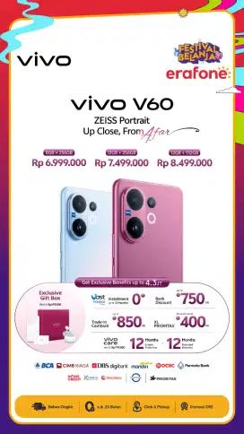 Vivo V60 cash cicilan pakai ktp bisa