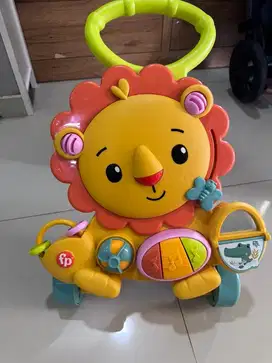 preloved push walker Musical Lion Walker dari Fisher-Price
