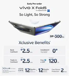 Vivo fold lipat terbaru cicilan bisa cash bisa banyak promo