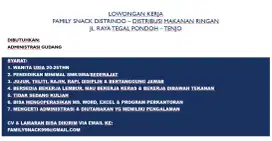 Administrasi Gudang