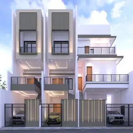 RUMAH BARU 4 LANTAI DI TELUK GONG JAKARTA UTARA