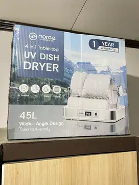 Norge 4‑in‑1 Table-Top UV Dish Dryer NG-DD48UV