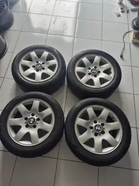 Velg oem bmw E46 R16 pcd 5×120 lebar 7 et47 plus ban 2022..4pcs