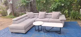 2 Set Sofa Cellini Appolo Set Meja Cellini Dutch Marmer Asli