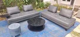 Sofa Informa Set Meja Dan Puff Istimewa