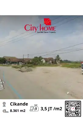 For Sale - Tanah Deket Pintu Toll Cikande