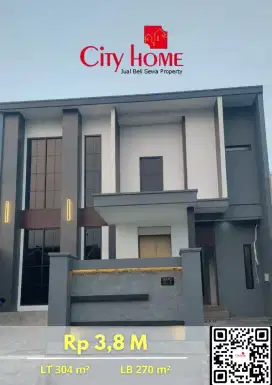 For Sale - Rumah Mewah Luas 304m² di Citra Raya Cikupa