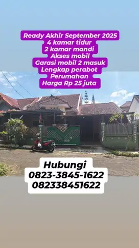 SEWA RUMAH 4 KAMAR VILLA BUKIT TIDAR MALANG