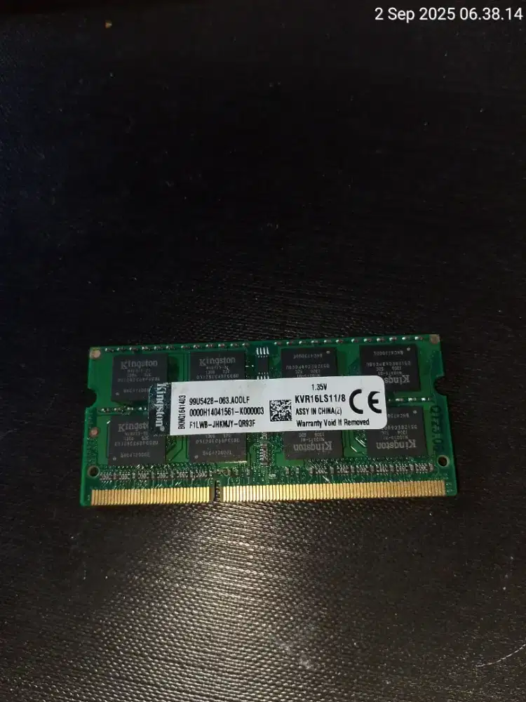 ram laptop DDR3 8GB