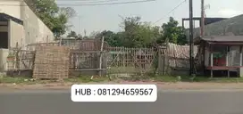 Tanah Pinggir Jl. Raya Tlogo strategis pondasi keliling siap bangun