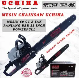 BARU Mesin Chain saw 22inc 2tak 60CC PRO JAPAN technilogy SensoFulset.