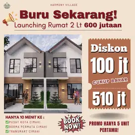Jual Rumah 2 Lantai Murah Banget Di Sayap Cipageran Cimahi