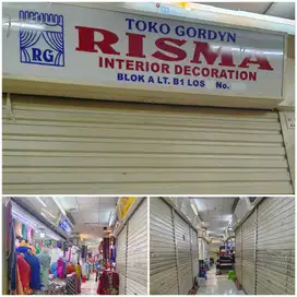 Kios badan pasar Tanah Abang blok a lantai basement 1 jakarta pusat