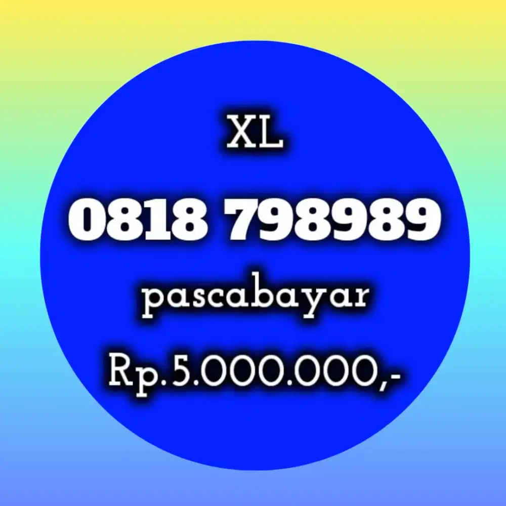 NOMOR CANTIK XL 798989