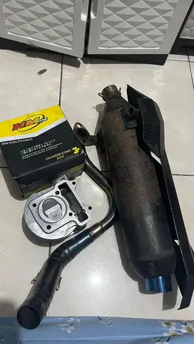 Dijual knalpot tsugi dan blok seher