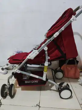 Stroller babydoes olla R (Merah)